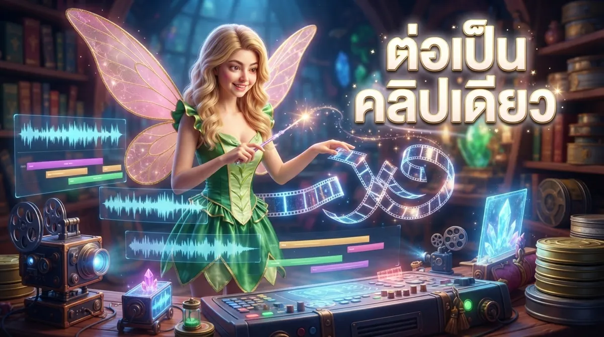 การตัดต่อด้วย ffmpeg และการประกอบคลิปทั้งเรื่องด้วย MoneyPrinterTurbo ที่บอทติดตั้งเอง