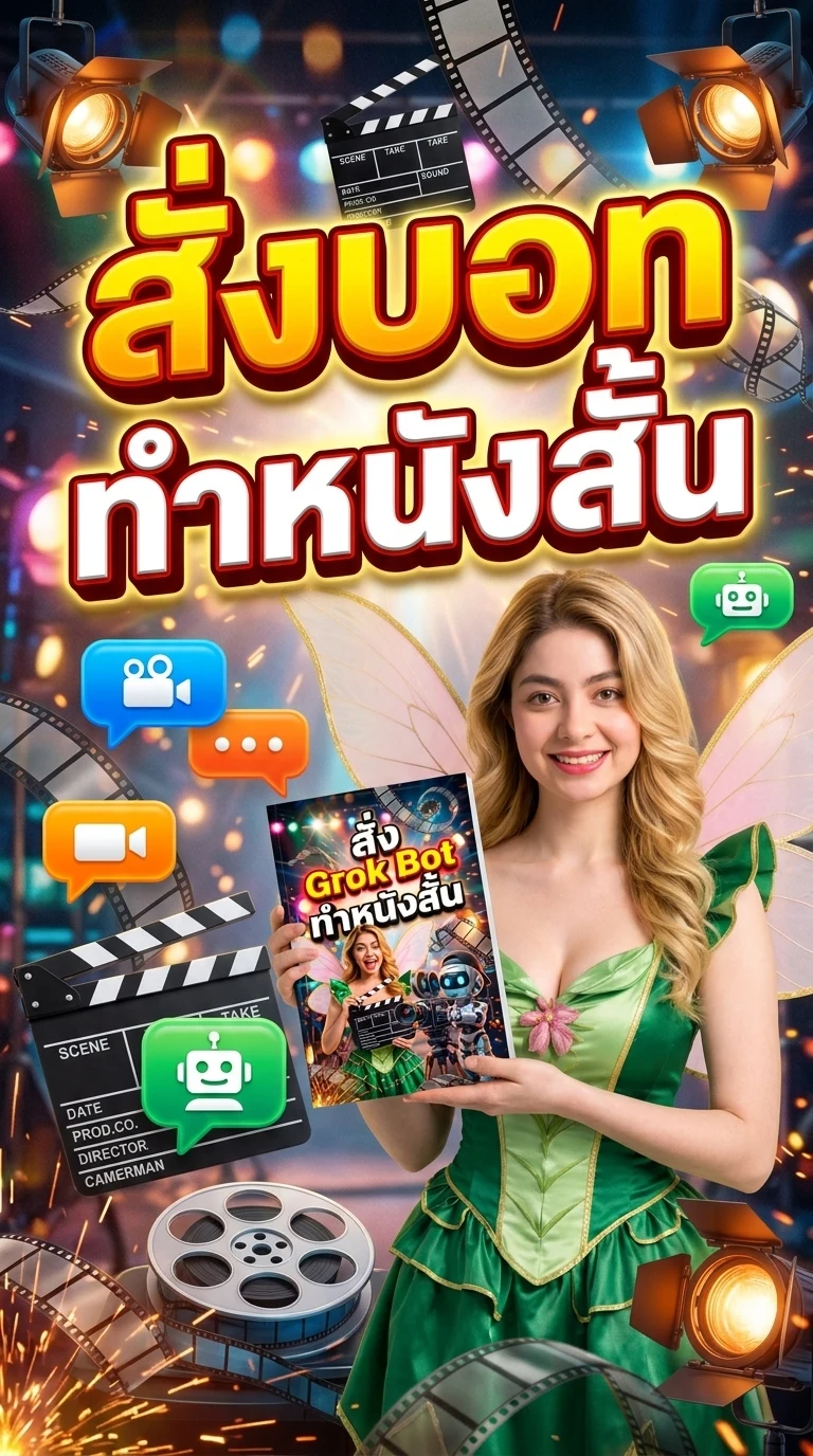 ภาพปกคลิปวิดีโอหนังสั้นเรื่องเดียวที่ Grok Bot ช่วยทำ ตั้งแต่คิดไอเดียจนได้คลิปพร้อมเสียงพากย์ไทยและปก
